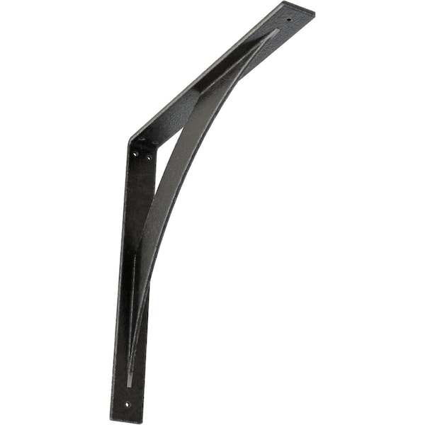 Ekena Millwork Legacy Steel Bracket, Antiqued Pewter 2"W x 18"D x 18"H BKTM02X18X18LEAPW - main